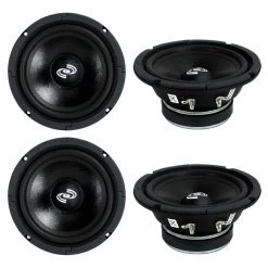 MidRange 6.5 in. 1200-Watt Car Mid Bass Mid Range Woofers Audio Speakers by Pyle
