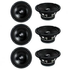 MidRange 6.5 in. 1800-Watt Car Mid Bass Mid Range Woofers Audio Speakers by Pyle