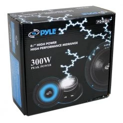 6.5 in. 300-Watt Car Mid Bass MidRange Woofer Audio Speaker in Black (8-Pack) by Pyle -Cheap parkworld Store pyle car cell phone accessories 8 x pdmr6 1f 1000