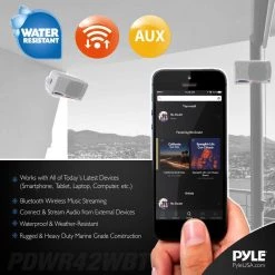 3.5 in. 200-Watt Bluetooth Home Speakers with 3-Way Indoor/Outdoor Speaker System by Pyle 12 3.5 in. 200-Watt Bluetooth Home Speakers with 3-Way Indoor/Outdoor Speaker System by Pyle -Cheap parkworld Store pyle car cell phone accessories pdwr42wbt 44 1000
