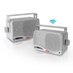 3.5 in. 200-Watt Bluetooth Home Speakers with 3-Way Indoor/Outdoor Speaker System by Pyle