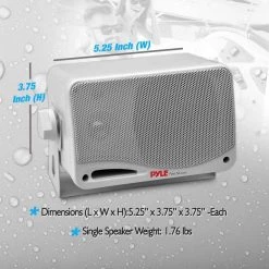 3.5 in. 200-Watt Bluetooth Home Speakers with 3-Way Indoor/Outdoor Speaker System by Pyle 13 3.5 in. 200-Watt Bluetooth Home Speakers with 3-Way Indoor/Outdoor Speaker System by Pyle -Cheap parkworld Store pyle car cell phone accessories pdwr42wbt fa 1000