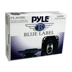 New 4 in. x 6 in. 240-Watt 3-Way Car Coaxial Audio Speakers Stereo Pair Blue by Pyle -Cheap parkworld Store pyle car cell phone accessories pl463bl 1f 1000