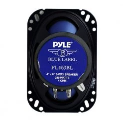 New 4 in. x 6 in. 240-Watt 3-Way Car Coaxial Audio Speakers Stereo Pair Blue by Pyle -Cheap parkworld Store pyle car cell phone accessories pl463bl 4f 1000
