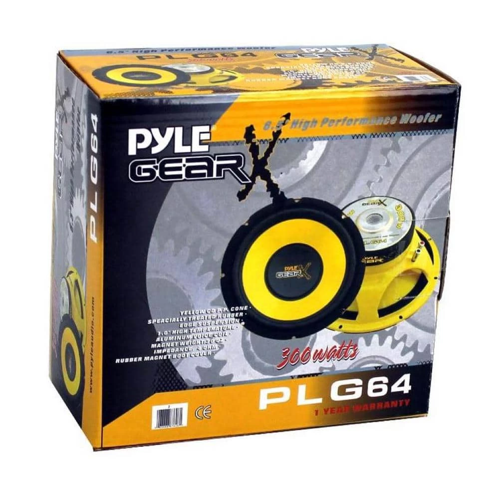 6.5 in. 300-Watt Car Mid Bass/Midrange Subwoofer Sub Power Speaker by Pyle 7 6.5 in. 300-Watt Car Mid Bass/Midrange Subwoofer Sub Power Speaker by Pyle - Image 5