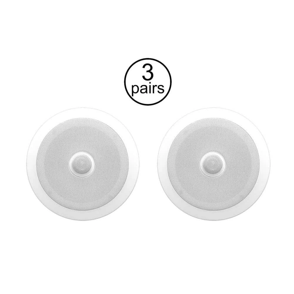 PDIC80 8 in. 300-Watt 2-Way in Ceiling/Wall Speakers System Home (3-Pairs) by Pyle 3 PDIC80 8 in. 300-Watt 2-Way in Ceiling/Wall Speakers System Home (3-Pairs) by Pyle