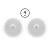 6.5 in. 250-Watt 2-Way In-Wall/Ceiling Home Speaker System (4-Pair) by Pyle 1 6.5 in. 250-Watt 2-Way In-Wall/Ceiling Home Speaker System (4-Pair) by Pyle -Cheap parkworld Store pyle ceiling speakers 4 x pdic60 64 1000