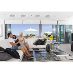 6.5 in. 250-Watt 2-Way In-Wall/Ceiling Home Speaker System (4-Pair) by Pyle -Cheap parkworld Store pyle ceiling speakers 4 x pdic60 66 1000