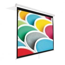84 in. Universal Pull-Down Manual Projection Screen by Pyle -Cheap parkworld Store pyle projector screens prjsm9406 44 1000