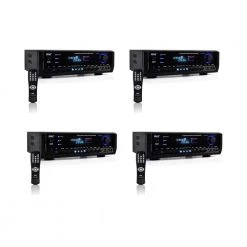 300-Watt Bluetooth Wireless Stereo Speaker Receiver for Digital Home Theaters (4-Pack) by Pyle