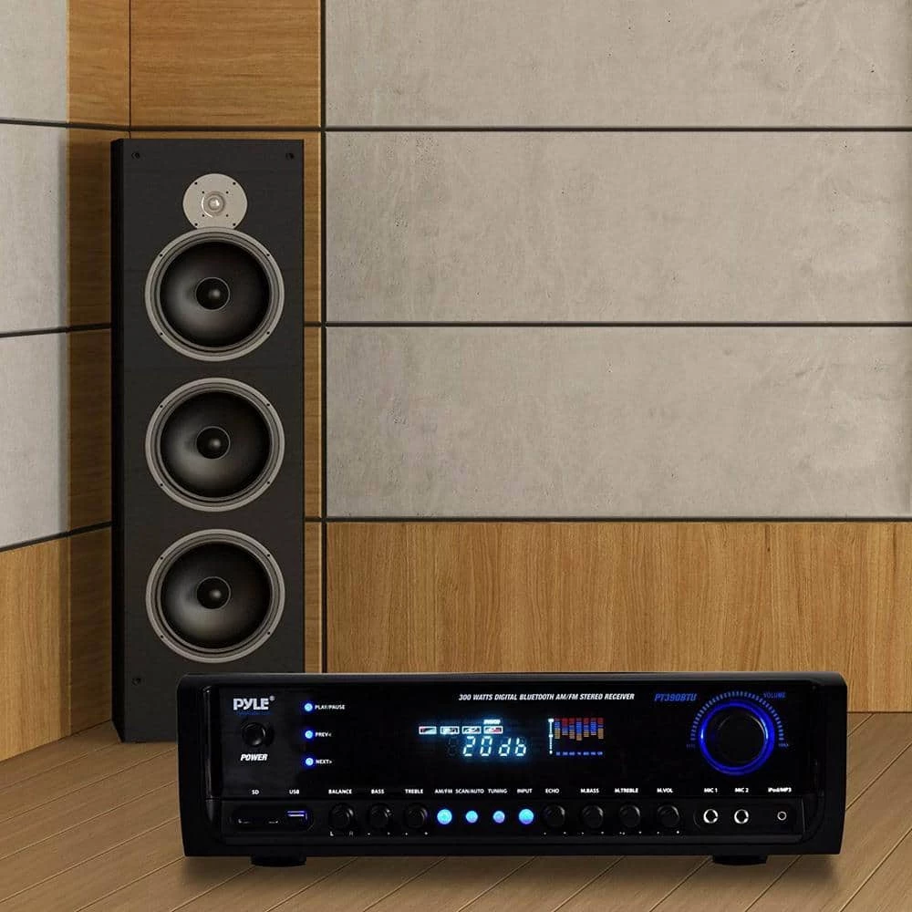 300-Watt Bluetooth Wireless Stereo Speaker Receiver for Digital Home Theaters (4-Pack) by Pyle 8 300-Watt Bluetooth Wireless Stereo Speaker Receiver for Digital Home Theaters (4-Pack) by Pyle - Image 6