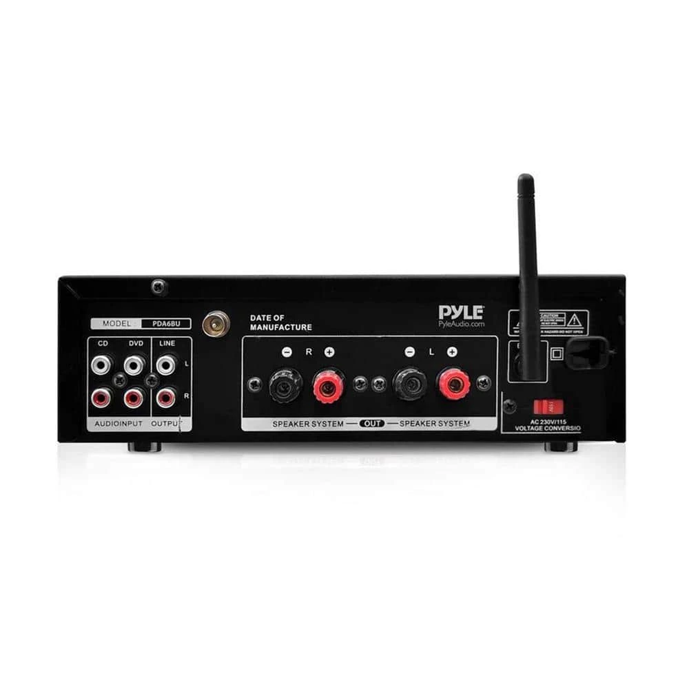 200-Watt Bluetooth LCD Home Stereo Amplifier Receiver with Remote and FM Antenna by Pyle 5 200-Watt Bluetooth LCD Home Stereo Amplifier Receiver with Remote and FM Antenna by Pyle - Image 3