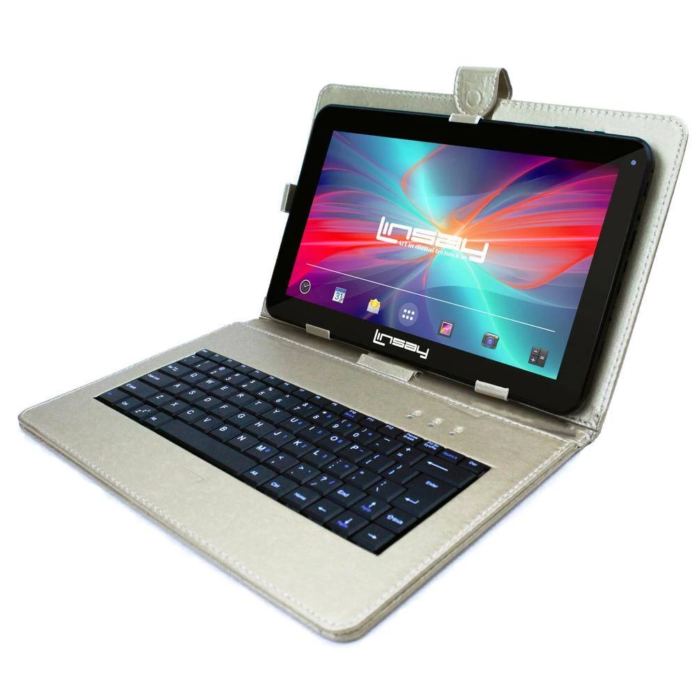 10.1 in. 2GB RAM 32GB Android 12 Quad Core Tablet with Silver Keyboard by LINSAY 5 10.1 in. 2GB RAM 32GB Android 12 Quad Core Tablet with Silver Keyboard by LINSAY - Image 3