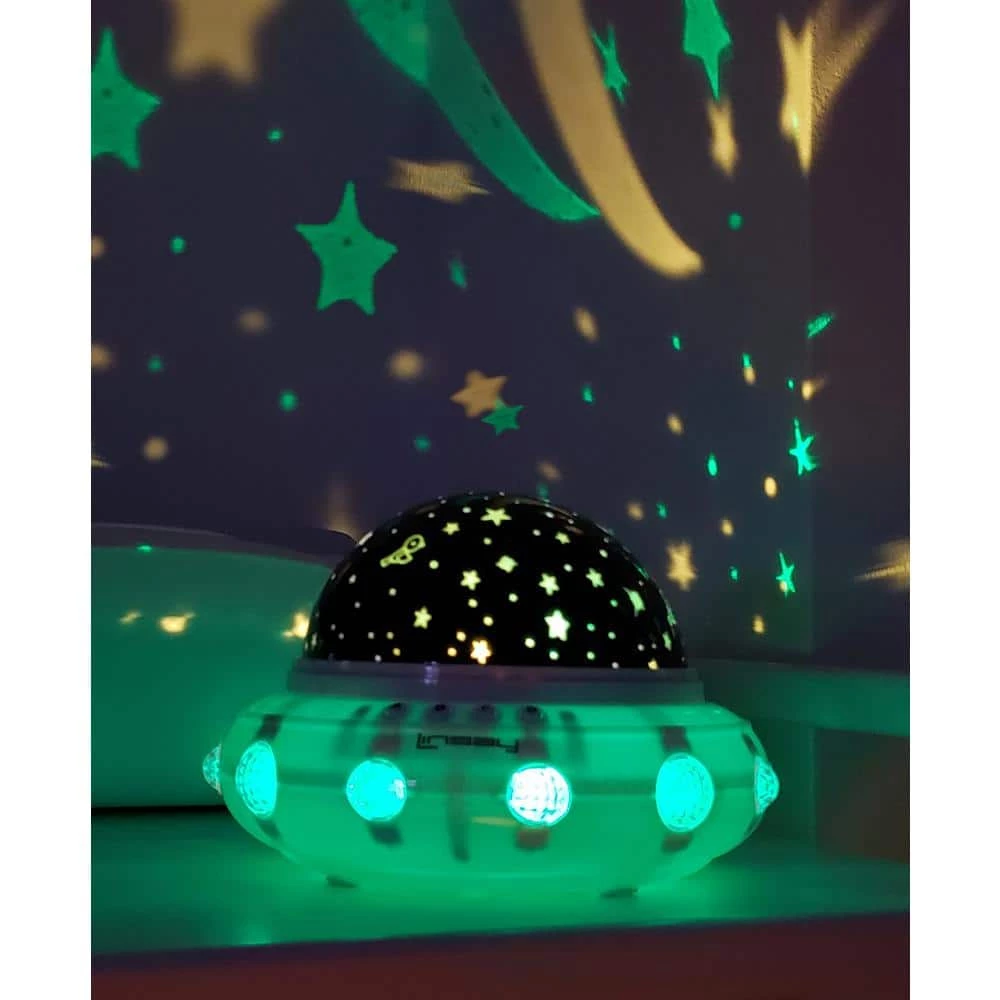 Multi-Function Blue, Red, Green Musical Battery-operated Stars Baby Indoor Light Show Projector by LINSAY 4 Multi-Function Blue, Red, Green Musical Battery-operated Stars Baby Indoor Light Show Projector by LINSAY - Image 2
