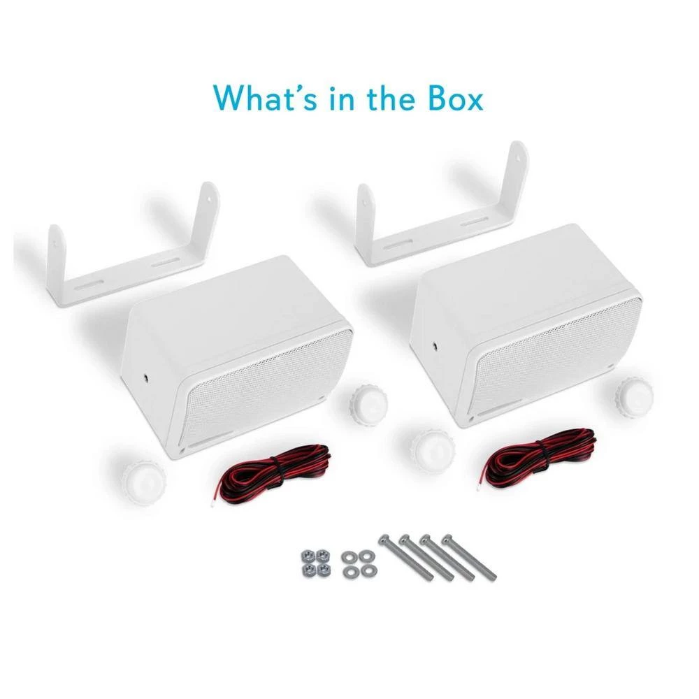 3.5 in. 3-Way Marine Audio Speakers Outdoor Weatherproof (2-Pair) by Pyle 6 3.5 in. 3-Way Marine Audio Speakers Outdoor Weatherproof (2-Pair) by Pyle - Image 4