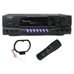 Four 200-Watt Outdoor Speakers Plus PT260A 200-Watt Stereo Theater Receiver by Pyle 11 Four 200-Watt Outdoor Speakers Plus PT260A 200-Watt Stereo Theater Receiver by Pyle -Cheap parkworld Store white pyle speakers 2 x plmr24 pt260a 1f 1000