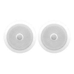 6.5 in. 250-Watt 2-Way Round In-Wall/Ceiling Home 2 Speaker System by Pyle