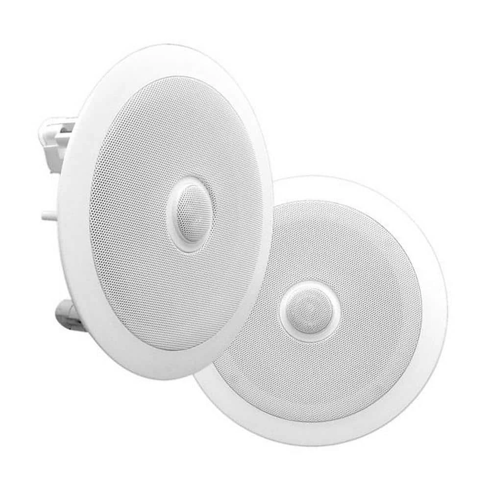 6.5 in. 250-Watt 2-Way Round In-Wall/Ceiling Home 2 Speaker System by Pyle 9 6.5 in. 250-Watt 2-Way Round In-Wall/Ceiling Home 2 Speaker System by Pyle - Image 7