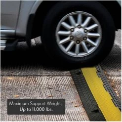 Cable-Protector Cover Ramp by Pyle -Cheap parkworld Store yellow black pyle covers pcblco102 31 1000