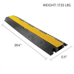 Cable-Protector Cover Ramp by Pyle -Cheap parkworld Store yellow black pyle covers pcblco102 4f 1000