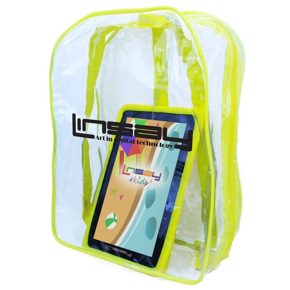 7 in. 2GB RAM 32GB Android 12 Quad Core Tablet with Yellow Kids Defender Case and Backpack by LINSAY 5 7 in. 2GB RAM 32GB Android 12 Quad Core Tablet with Yellow Kids Defender Case and Backpack by LINSAY - Image 3