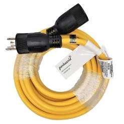 25 ft. SJTW 12/3 20 Amp 125-Volt Twist Lock NEMA L5-20 Extension Cord by parkworld