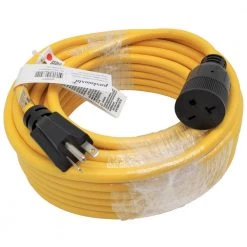 50 ft. SJTW 12/3 20 Amp 250-Volt NEMA 6-20 Indoor/Outdoor Extension Cord by parkworld