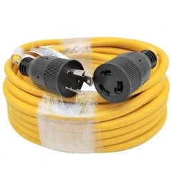 50 ft. SJTW 12/3 20 Amp 250-Volt Twist Lock NEMA L6-20 Extension Cord by parkworld