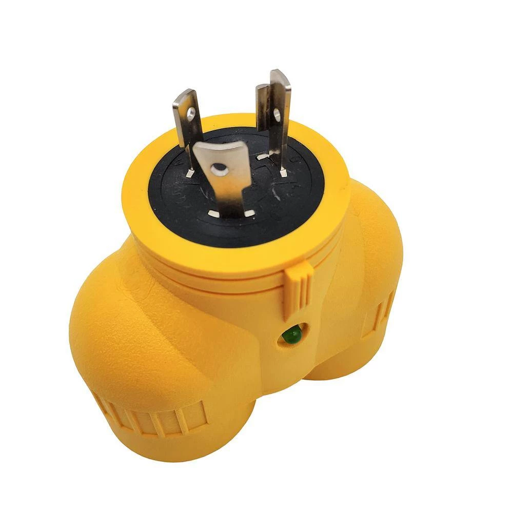 20 Amp 3-Prong Locking Plug L5-20P to 2X 20 Amp 125-Volt Locking L5-20R Outlet Splitters Adapter L5-20P to (2) L5-20R by parkworld 5 20 Amp 3-Prong Locking Plug L5-20P to 2X 20 Amp 125-Volt Locking L5-20R Outlet Splitters Adapter L5-20P to (2) L5-20R by parkworld - Image 3