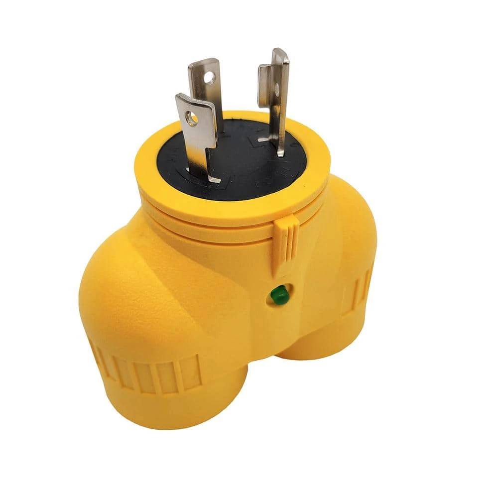Generator 30 Amp Twist Lock 3-Prong Plug to 2X 30 Amp 125-Volt Outlets Splitter Adapter NEMA L5-30P to (2) L5-30R by parkworld 5 Generator 30 Amp Twist Lock 3-Prong Plug to 2X 30 Amp 125-Volt Outlets Splitter Adapter NEMA L5-30P to (2) L5-30R by parkworld - Image 3