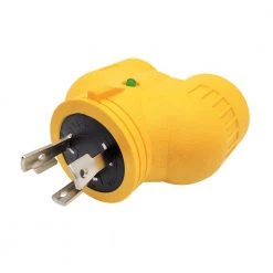 Generator 30 Amp Twist Lock 3-Prong Plug to 2X 30 Amp 125-Volt Outlets Splitter Adapter NEMA L5-30P to (2) L5-30R by parkworld