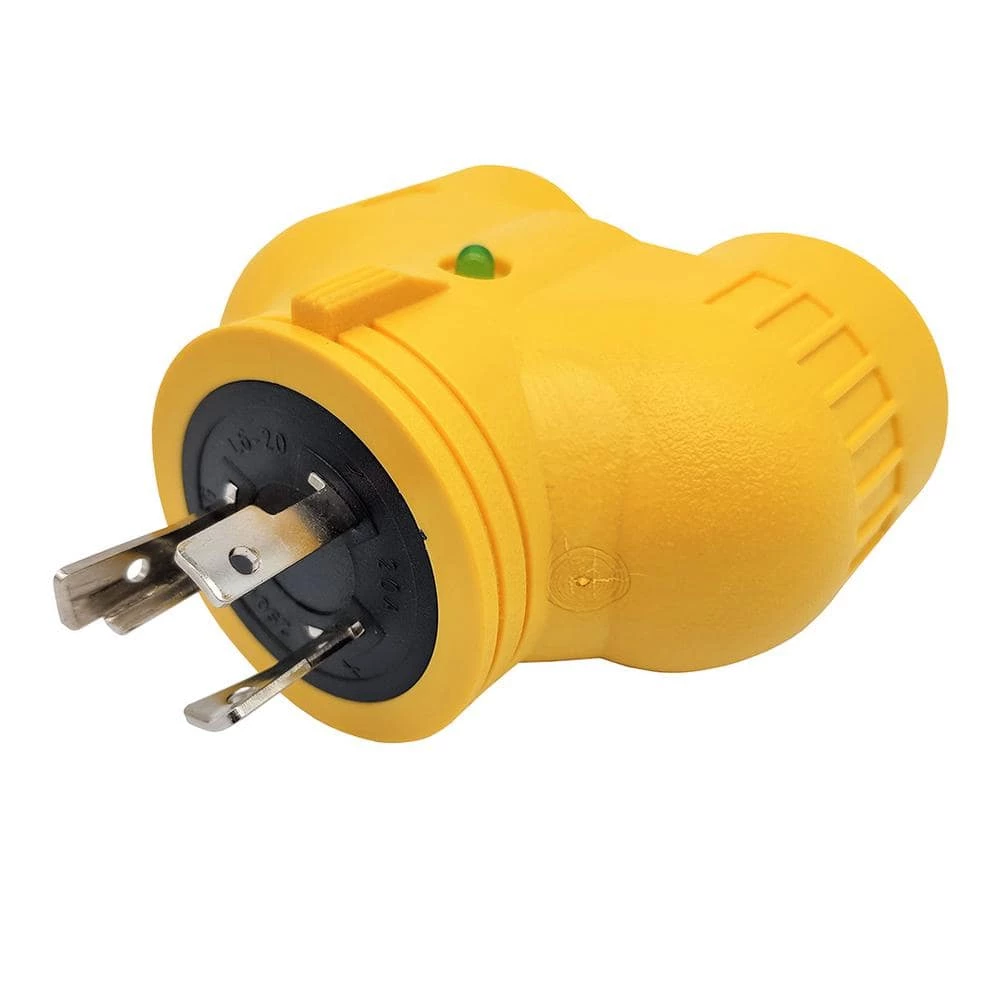 20 Amp 3-Prong Locking L6-20 Plug to 2x L6-20R 20 Amp 250-Volt Outlet Splitter V-Adapter (NEMA L6-20P to (2) L6-20R) by parkworld 3 20 Amp 3-Prong Locking L6-20 Plug to 2x L6-20R 20 Amp 250-Volt Outlet Splitter V-Adapter (NEMA L6-20P to (2) L6-20R) by parkworld