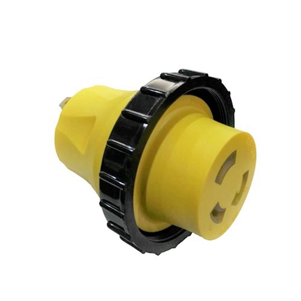 RV 30 Amp 3-Prong Plug TT-30P to 30 Amp RV/Marine Shore Power Locking L5-30R Outlet Splitter Adapter(TT-30P to L5-30R) by parkworld 6 RV 30 Amp 3-Prong Plug TT-30P to 30 Amp RV/Marine Shore Power Locking L5-30R Outlet Splitter Adapter(TT-30P to L5-30R) by parkworld - Image 4