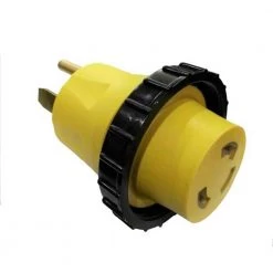 RV 50 Amp 4-Prong 14-50P Plug to 30 Amp Shore Power 3-Prong Locking L5-30R Outlet Splitter Adapter(14-50P to L5-30R) by parkworld 7 RV 50 Amp 4-Prong 14-50P Plug to 30 Amp Shore Power 3-Prong Locking L5-30R Outlet Splitter Adapter(14-50P to L5-30R) by parkworld -Cheap parkworld Store yellow parkworld plug adapters 691708 4f 1000