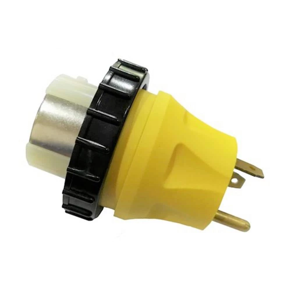 RV 30 Amp 3-Prong TT-30P Plug to RV/Marine Shore Power 50 Amp Locking SS2-50R Outlet Splitter Adapter(TT-30P to SS2-50R) by parkworld 3 RV 30 Amp 3-Prong TT-30P Plug to RV/Marine Shore Power 50 Amp Locking SS2-50R Outlet Splitter Adapter(TT-30P to SS2-50R) by parkworld
