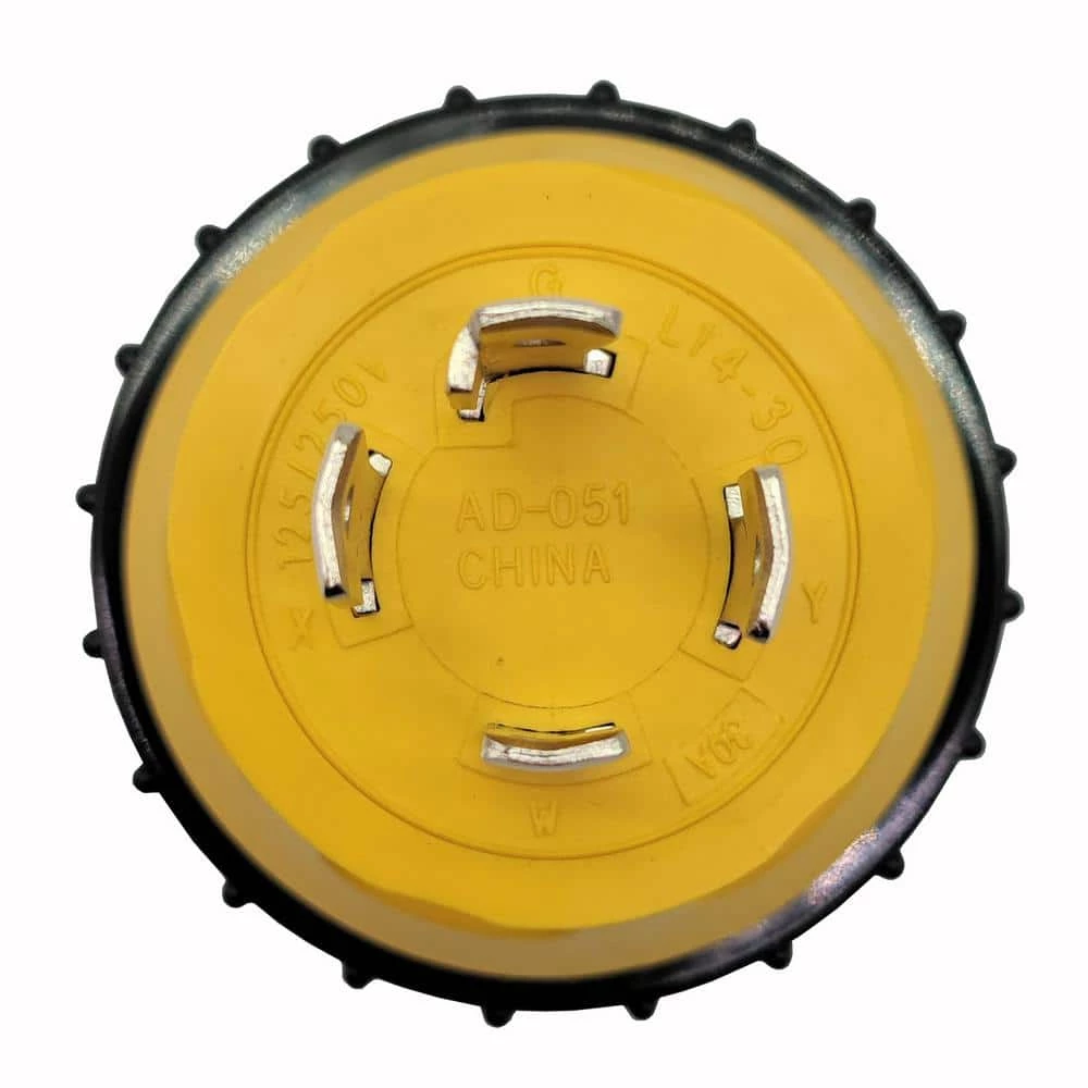 Generator 30 Amp 4-Prong Locking L14-30P Plug to RV/Marine 50 Amp Locking SS2-50R Outlet Splitter Adapter by parkworld 6 Generator 30 Amp 4-Prong Locking L14-30P Plug to RV/Marine 50 Amp Locking SS2-50R Outlet Splitter Adapter by parkworld - Image 4