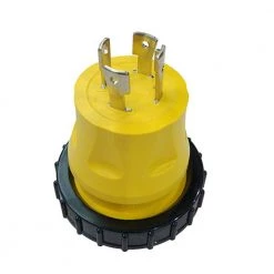 Generator 30 Amp 4-Prong Locking NEMA L14-30P Plug to 30 Amp Shore Power 3-Prong Locking L5-30R Outlet Splitter Adapter by parkworld 8 Generator 30 Amp 4-Prong Locking NEMA L14-30P Plug to 30 Amp Shore Power 3-Prong Locking L5-30R Outlet Splitter Adapter by parkworld -Cheap parkworld Store yellow parkworld plug adapters 885316 4f 1000
